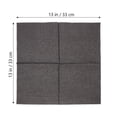thumbnail image 2 of USHOBE 60Ud Servilletas Negras Para Fiesta Papel De Pulpa De Madera Duraderas Y Elegantes, 2 of 7