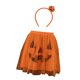 thumbnail image 2 of Diadema de Halloween con falda tutú, accesorio para fiestas y actuaciones en el escenario. Naranja, 2 of 9