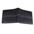 thumbnail image 3 of Cartera de gran capacidad para hombre Nikou de cuero color negro, 3 of 15