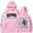 Pink, variant on Tokitou Muichirou Hoodie Anime Sweatshirt Streetwear Women's Pullover,3XL,Pink
