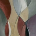 thumbnail image 3 of Loreth, Lanie 12x12 Black Modern Framed Museum Art Print Titled - Coalescence Marsala II, 3 of 5