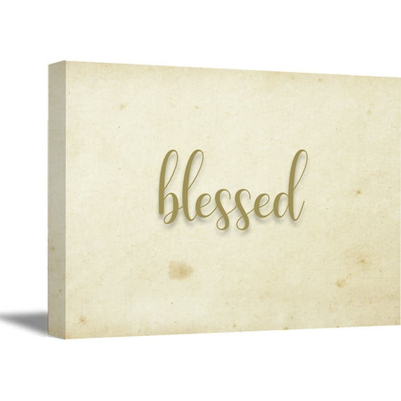 Awkward Styles Blessed Cute Wall Art Inspirational Quotes Wall Decor Motivational Wall Art Home Decor Gifts Living Room Decor Religious Gifts Religious Quote Wall Art Inspirational Wall Decor