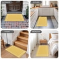 thumbnail image 5 of Pure Yellow Door Mat Indoor Outdoor, Simple Solid Color Non Slip Welcome Mat with Rubber Backing, Absorbent Fabric Front Door Mats Entryway Rug for Home Patio Entrance 16"x24", 5 of 8