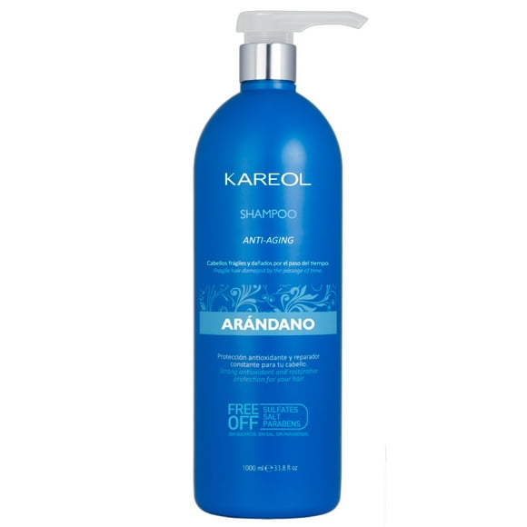 Shampoo KAREOL Arandano Azul 1LT Fuerza Antiedad Antioxidante
