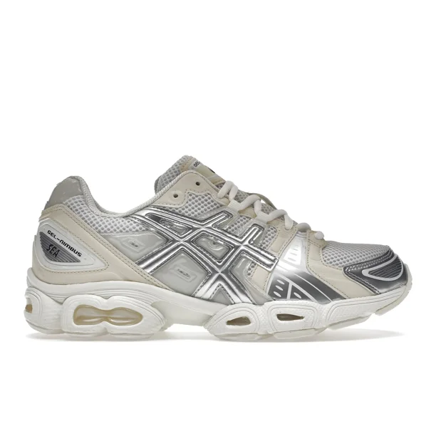 ASICS GEL-Nimbus 9 x Wind And Sea White Silver 2022 - 1201A801-100