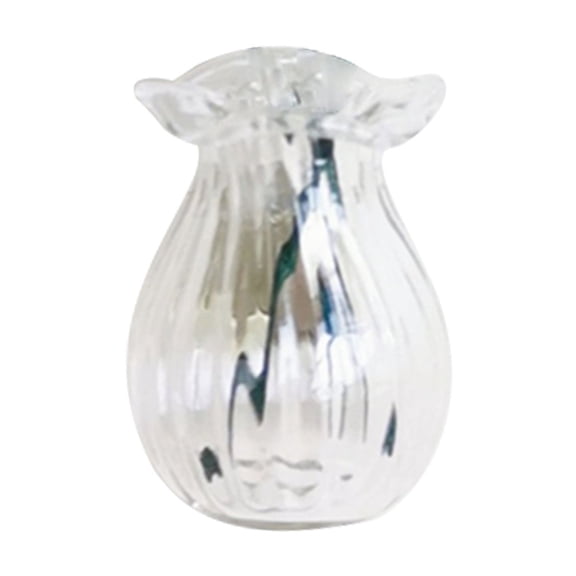 Mini Bud Vases for Fridge - 3D Glass Flower Pot Vase , Cute Tiny Vases for Refrigerator, Kitchen, Office & Locker Decoration