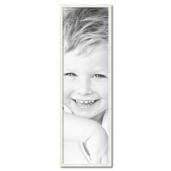 ArtToFrames 15x50 inch White Picture Frame, White 15" x 50" Wood Poster Frame (WOM-5140) 1234
