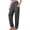 Dark Gray, variant on Sngxgn Women Pants Casual Loose Trousers Elastic Waist Pull On Straight Pant with Pockets(Brown,XXL)