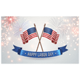thumbnail image 2 of American Flag Labor Day Banner Stars United States Patriotic Decoration Fireworks Celebration for National Holiday Outdoor Indoor Event, 2 of 8
