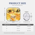 thumbnail image 3 of Balery 2 Piece Honey Bee Car Windshield Sun Shade|Foldable Front Windshield Shade for Car Front Window for Most Sedans SUV Truck-Large, 3 of 7