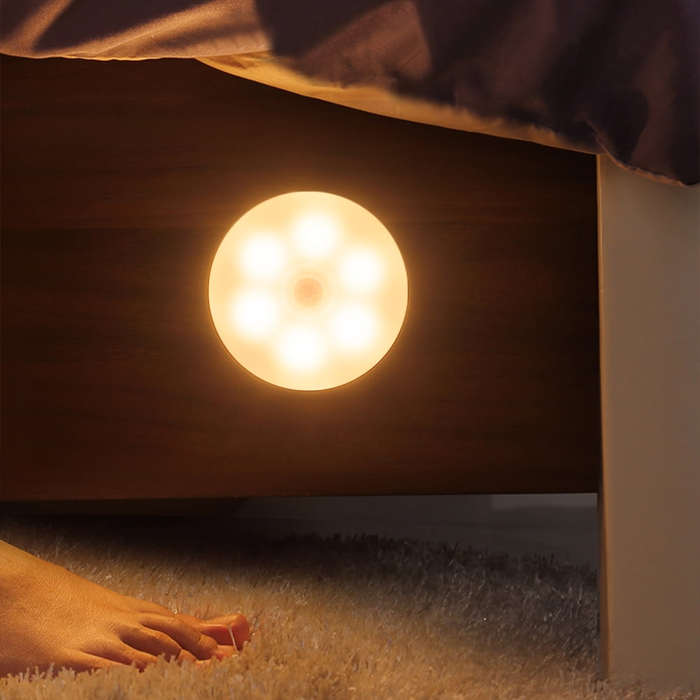 Kepooman 1 Pack Adjustable Battery Powered Motion Sensor Lights for Wardrobe Stairs Steps