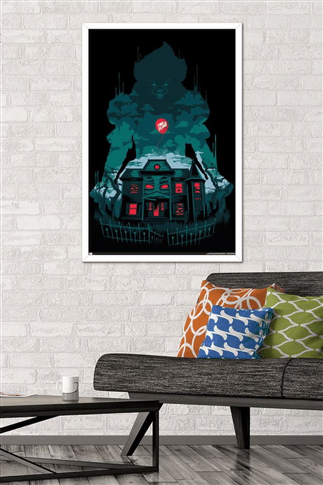 IT - House Wall Poster, 22.375" x 34", Framed