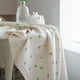 thumbnail image 4 of Mantel redondo de encaje estampado limón | Funda de mesa floral de poliéster blanco para la decoración del hogar de la mesa de comedor | 150 cm 59 pulgadas de diámetro | Elegante decoración de mesa, 4 of 6