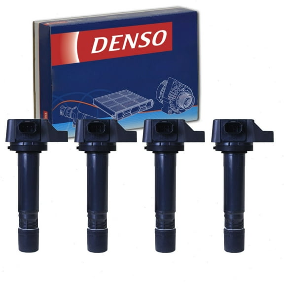 4 pc DENSO Direct Ignition Coils compatible with Honda Civic 1.8L L4 2006-2011