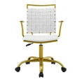 thumbnail image 6 of Modway Fuse Faux Leather Office Chair in White, 6 of 10