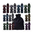 thumbnail image 2 of Juego poliédricos acrílicos de 70 piezas con bolsas D8 D10 D12 D20 colores dobles para juegos de rol DND RPG juego de Bar Juguetes Estilo G Baoblaze Dados poliédricos, 2 of 3