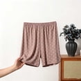thumbnail image 5 of TARIENDY Pajama Shorts for Women Comfy Elastic Waist Modal Sleeping Shorts Plus Size Summer Causal Loungewear Polka Dot Pj Bottoms Khaki XL, 5 of 8