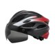 thumbnail image 4 of Casco de bicicleta Casco de bicicleta de carretera ajuste ajustable al aire libre con visera desmontable para hombres mujeres equipo de ciclismo casco negro rojo, 4 of 8