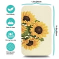 thumbnail image 5 of 2 Pack Washable Rubber Sunflower Cute Floral Dish Drying Mats for Kitchen Counter Home Large Coffee Bar Pad Accessories and Decor for Utensils Stemware (2pcs 19.5''x12''), 5 of 6