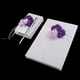 thumbnail image 5 of Cesta para la niña de las flores de la boda, almohada nupcial, kit para invitados a la fiesta con bolígrafo y libro Púrpura, 5 of 9