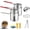 2pcs, variant on 304 Stainless Steel Multifunctional Fryer, Stove Top Deep Fryer with Basket Filter Screen, Heat Resistant Handle, Oil Strainer Pot for Fries Chicken Fish Shrimp Kitchen Camping (1pc)