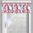 thumbnail image 2 of Ambesonne Flamingo Window Valance, Watercolor Pastel Birds, 54" X 18", Multicolor, 2 of 5