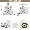 thumbnail image 2 of Table Lamp Medium 7.9x11.8 Inches Table Lamps Night Light Tools & Home Improvement Bedroom Lamp Guest Room Lamp Study Lamp Office Lamp Red Cherry Blossom, 2 of 7