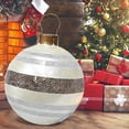 thumbnail image 1 of 1 Set Christmas Inflatable Ball Outdoor Christmas Decorations Inflatable Decorated Ball with Pump for Home New Year Festive Decor, 1 of 3