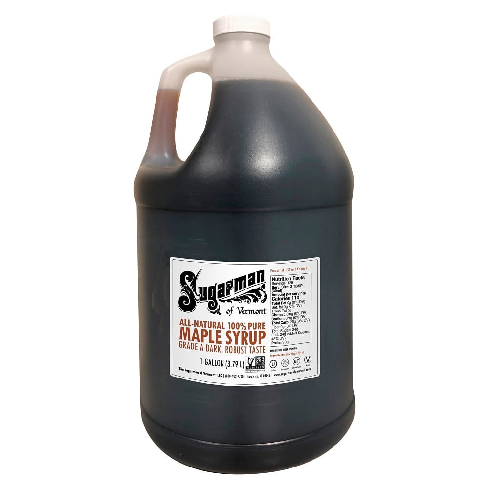 Sugarman Robust Pure Dark Maple Syrup, 1 gal, 1 Pack