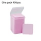 thumbnail image 4 of Qarigey 400 toallitas de algodón para quitar las uñas, toallitas limpias y transparentes sin pelusa, toallitas desechables Cuerpo del baño rosa, 4 of 6