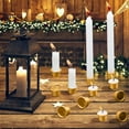 thumbnail image 2 of 20-Piece Gold Candlestick Set, 1-Inch Candlestick Cups, Metal Candle Cups, Aluminum Drip Sleeves, Empty Candle Inserts, Suitable For Candle Making, Christmas, Wedding Table Decorations., 2 of 7