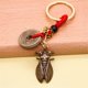thumbnail image 4 of Lucky Cats Keychain Ornament Imitation Brass Materials Elegant Designs Keyrings Symbolizing Good Fortune And Wealth, 4 of 5
