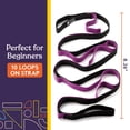 thumbnail image 3 of Kit Especial de Ejercicio con Correa de Yoga Morada, 3 of 8