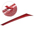 thumbnail image 3 of Cubierta decorativa del marco del Panel de la consola central del coche, fibra de carbono roja, compatible con Alfa Romeo Giulia 2017-2018, 3 of 10