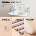 thumbnail image 4 of HAHDAXIA Perchoir de Fenêtre pour Chat Robuste Siège Hamac Durable pour Chats d'Intérieur Tapis Réversible Utilisation Toute l'Année Lit Pliable pour Bain de Soleil Gain de Place Lavable Supporte jusqu'à 40 lbs, 4 of 6
