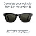 thumbnail image 3 of Ray-Ban Meta (Gen 3) Wayfarer, Shiny Black, Polarized Green Lenses, 3 of 7