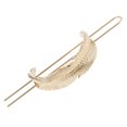 thumbnail image 1 of Pasador de pelo con para mujer, pasador de pelo de jaula de , pasador ovalado con horquilla para el pelo - Oro Sunnimix Pinza para hacer moños con cola de caballo, 1 of 8