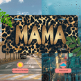 thumbnail image 5 of 1 Pcs 2D Flat License Plate Covers & Frames, MAMA on Leopard For Decorative Front, Waterproof For Decoration Aluminum License Plate Covers & Frames Cover For Men Women, 12" X 6", 5 of 7