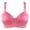 Pink, variant on Tbopshirt Wireless Bras for Women Plus Size,Stretch Push-Up Womens Bras,Women Fashion Printed Bra Wire Free Underwear One-Piece Bra Everyday Underwear