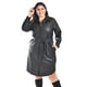 thumbnail image 4 of Vestido camisero de piel sintetica Roman Fashion /Tallas Extras, 104 (Negro) negro 42, 4 of 6