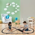 Train Set with Remote Control, AUOSHI Electric Train Track W/Cargo