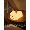 thumbnail image 5 of Minetom Night Light for Kids, Cute Silicone Puppy Night Light with 2 Levels of Brightness, 7 Colors Kawaii Touch Lamp for Bedroom, Girls and Boys, Toddler, Nursery, Baby Gifts, Rechargeable, 5 of 10