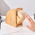 thumbnail image 5 of Tarmeek Wooden Coffee Filter Holder with Acrylic Lid, Organizes & Protects #2 & #4 Cone Paper Filters Dust-Free, Compact Countertop Storage Filter Paper Dispenser for Kitchen Coffee Station Accessory, 5 of 6