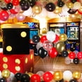thumbnail image 4 of Favor Boxes Motipuns, dados grandes con luz, 6 unidades, casino party, 4 of 5
