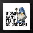 thumbnail image 2 of Reed, Tara 12x12 Black Modern Framed Museum Art Print Titled - Fathers Day Gnome II-Fix It, 2 of 5