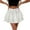 White, variant on HJYCHN Elegant Women High Waist Layered Pleated Ruffle Lace Solid Skirt with Flowy Tiered Design for Fashionable Casual Outfits Beige M