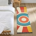 thumbnail image 3 of Yayeee Runner Rug for Bedroom 2'x6' Machine Washable Hallway Non Slip Mat, Colorful Circles, 3 of 8