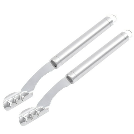 

2PCS Pepper Corer Stainless Steel Chili Corer Curved Pepper Remover Multi-purpose Corer for Kitchen Use