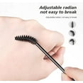 thumbnail image 2 of Eyebrow Razor Eyebrow Kit, 6 in 1 Eyebrow Grooming Set, Eyebrow Trimmers Set Brow Razors Trimmer 3 Pack, 1 Eyebrow Scissor, 2 Eyebrow Brush and 3 Razor Blade Refills, Black, E3-6pcs-black, 2 of 5