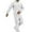D-White, variant on Men's Solid Color Tracksuit Pullover Hoodie Set with Side Pockets for Casual and Outdoor Wear